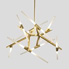 Подвесная люстра ANDES 12 Латунь ImperiumLoft 179750-26 ANDES01