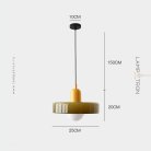 Подвесной светильник COLLAR Зеленый чай + Желтый Lampatron 8192-22432