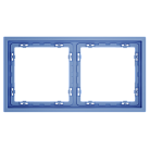Рамка пластиковая на 2 поста, (деним) Voltum VLS100215 S70
