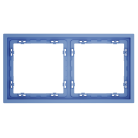 Рамка пластиковая на 2 поста, (деним) Voltum VLS100215 S70