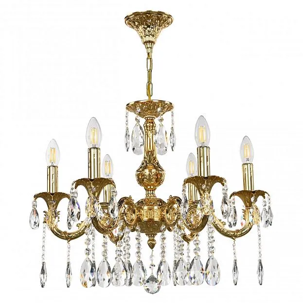 Люстра хрустальная Bohemia Ivele Crystal AL79101/6/175 A G Люстра хрустальная Bohemia Ivele Crystal AL79101/6/175 A G