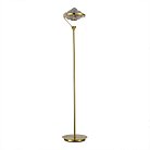 Торшер Латунь/Дымчато-Серый LED 1*19W 3000K ST-Luce SL6115.305.01 AMARA