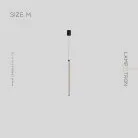 Подвесной светильник CARIA Размер M. Цвет Черный Lampatron 6063-16236