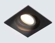 Встраиваемый светильник Ambrella light TN102758 BK черный IP20 GU5.3 100*100*32