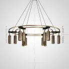 Кольцевые люстры и светильники TRIGGER CH Lampatron 5970