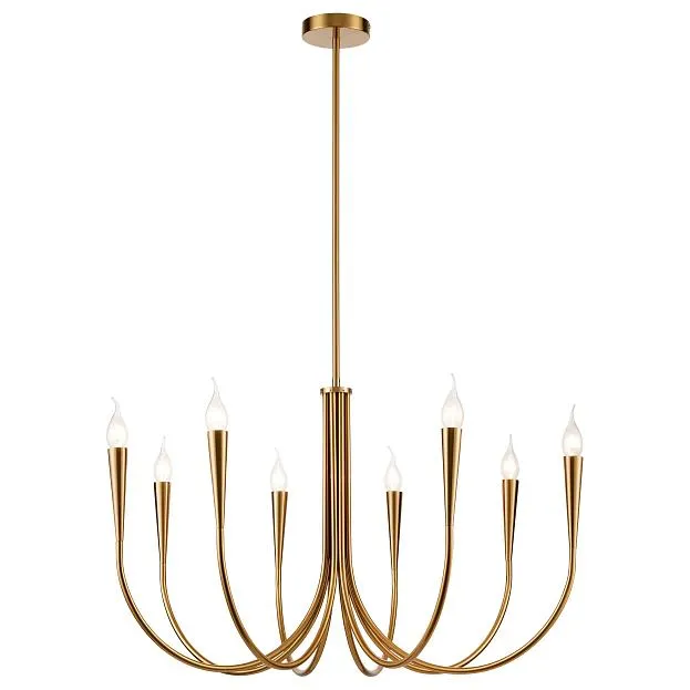 светильник подвесной, E14, 8x40W Velante 368-503-08 Классический стиль