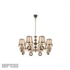 Подвесная люстра iLamp P2401-8 Nickel Brooklyn