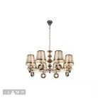 Подвесная люстра iLamp P2401-8 Nickel Brooklyn