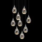 Подвесной светильник Delight Collection MD24001004-9A chrome/clear Stilla