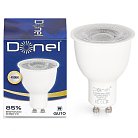 Светодиодная лампа 9Вт, MR16, 220В, GU10, 4000K, 720Лм, Ra>80, 60°, D50хH65мм, Dim Triac Donel DN03003N9GU10Dim DN03