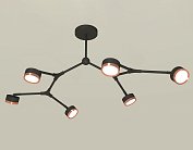 Люстра на штанге Ambrella light XB9056153/6 SBK/PPG