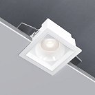 Встраиваемый светодиодный светильник 10W 4000K белый Elektrostandard 25085/LED a063676 Quadro