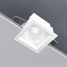 Встраиваемый светодиодный светильник 10W 4000K белый Elektrostandard 25085/LED a063676 Quadro