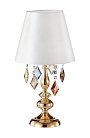 Настольная лампа Crystal Lux MERCEDES LG1 GOLD/COLOR 0951/501