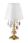 Настольная лампа Crystal Lux MERCEDES LG1 GOLD/COLOR 0951/501