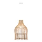Светильник подвесной Белый/Бежевый E27 1*40W ST-Luce SL1513.523.01 CESTA