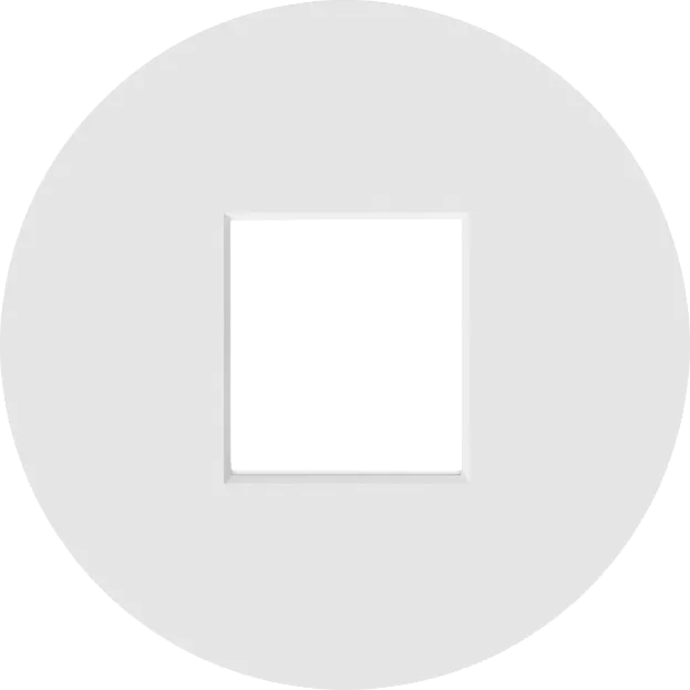 Накладка 1-я для розеток RJ45,TV,SAT,HDMI, матовый белый, Donel DO85933 D16