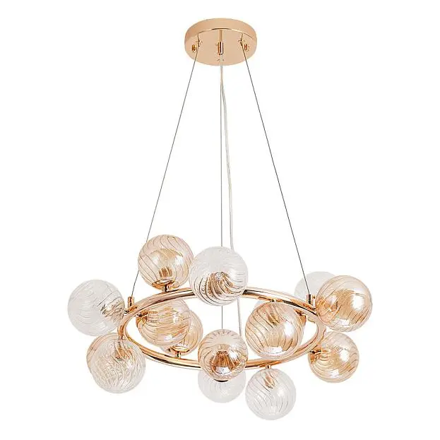Подвесная люстра Arte Lamp A5261LM-15GO ETEREO Подвесная люстра Arte Lamp A5261LM-15GO ETEREO