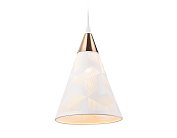 Подвесной светильник WH/FGD белый/золото E27 max 40W D180*800 Ambrella light TR8429