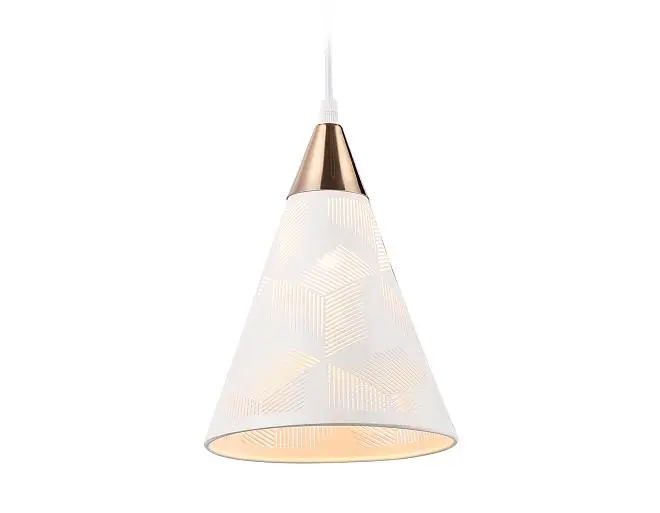Подвесной светильник WH/FGD белый/золото E27 max 40W D180*800 Ambrella light TR8429 Подвесной светильник WH/FGD белый/золото E27 max 40W D180*800 Ambrella light TR8429