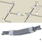 Гибкий угловой коннектор Paulmann 96868 URail C