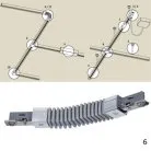 Гибкий угловой коннектор Paulmann 96868 URail C