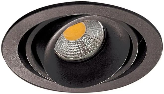 Встраиваемый светильник Donolux DL18615/01WW-R Shiny black/Black Встраиваемый светильник Donolux DL18615/01WW-R Shiny black/Black