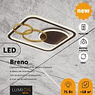 Люстра потолочная LED 71W 4686Лм Lumion 5246/71CL BRENO
