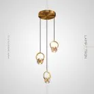 Готовая комбинация светильников ADONICA MORE 3 светильника на диске. Lampatron 3760-9354