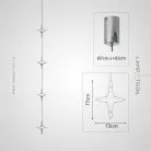 Подвесной светильник LLOYD 4 плафона Lampatron 8710-24418