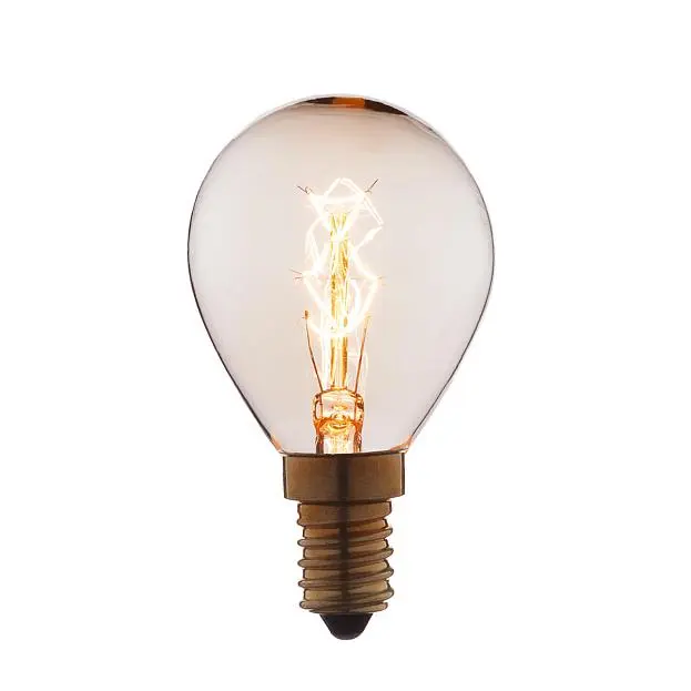 Лампа накаливания Loft It 4525-S E14 25W шар прозрачный Edison Bulb