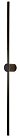 Настенный светильник Newport 15101N/A black glossy 15000