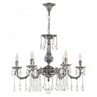 Люстра с хрустальными подвесками Bohemia Ivele Crystal AL78101/6/210 A NB