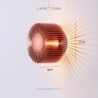 Бра SMED Цвет розовое золото. Теплый свет Lampatron 8570-23852