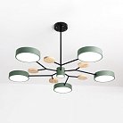 Люстра На Штанге Meade 6 Lamps Green ImperiumLoft 207859-26