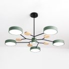 Люстра На Штанге Meade 6 Lamps Green ImperiumLoft 207859-26
