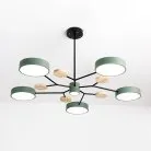 Люстра На Штанге Meade 6 Lamps Green ImperiumLoft 207859-26