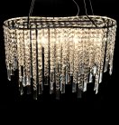 Хрустальная подвесная люстра Lumina Deco LDP 2159-600 CHR Zucchero