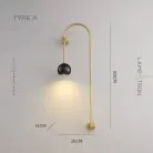 Бра HEIMIR WALL Тип А Lampatron f-heimir-wall-a 8504-23504