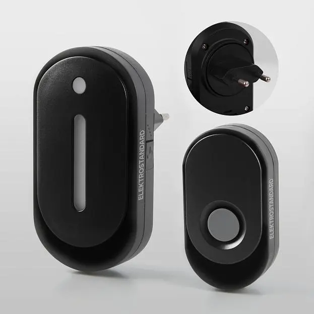 Звонок беспроводной Elektrostandard DBQ28M WL Черный a056381 Звонок беспроводной Elektrostandard DBQ28M WL Черный a056381