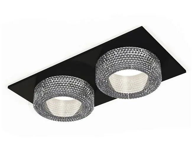 Комплект встраиваемого светильника с композитным хрусталем Ambrella light XC7636020 Techno Комплект встраиваемого светильника с композитным хрусталем Ambrella light XC7636020 Techno