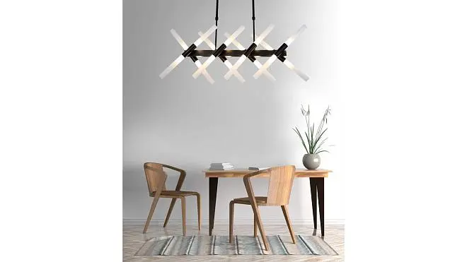 Подвесной светильник Lumina Deco LDP 6036-16 BK Alford Подвесной светильник Lumina Deco LDP 6036-16 BK Alford