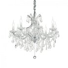 Подвесная люстра Ideal Lux 167244 NAPOLEON SP8 CROMO
