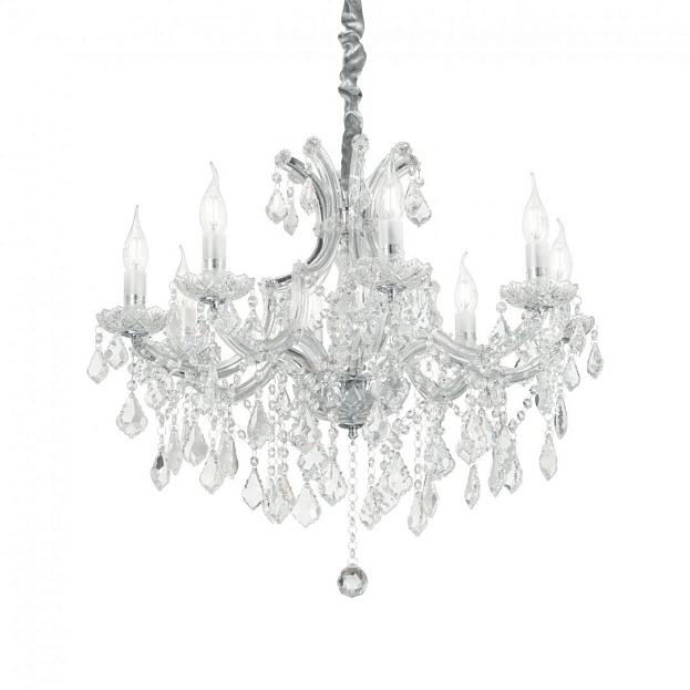 Подвесная люстра Ideal Lux 167244 NAPOLEON SP8 CROMO