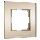 Рамка на 1 пост (шампань, стекло soft-touch) Werkel W0013111 Senso a064576