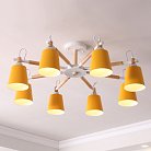 Потолочная люстра VARDA 8 lamps Yellow ImperiumLoft 208242-26 VARDA01