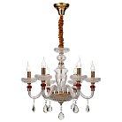 светильник подвесной, E14, 6x40W Wertmark WE181.06.303 LUDMILA