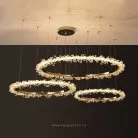 Кольцевые люстры и светильники THERA 3 кольца M+L+XL. Тип В. Теплый свет Lampatron 5809-24713