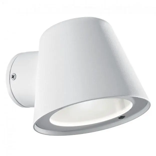 Уличный настенный светильник Ideal Lux 091518 GAS AP1 BIANCO Уличный настенный светильник Ideal Lux 091518 GAS AP1 BIANCO