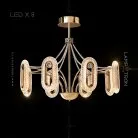 Люстра KEZIA CH 8 ламп Lampatron 5542-14334